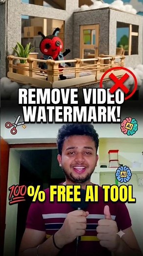 Remove ANY Watermark in 1 Click (100% Free AI Tool) ✨