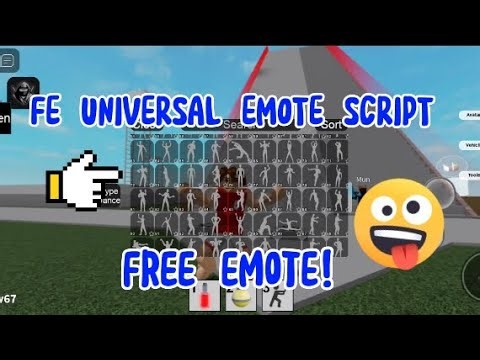 FE Free Emote Script! | Working in Hydrogen,Fluxus,Delta •Pc,Mobile•