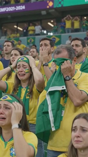 Heartbreaking Defeat: Brazil Football Team in Tears After Loss | Emotional Football Moments