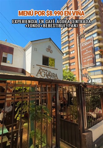 Café Ágora, Viña del Mar 🍽️: En este nuevo videtio buscando un menú con las 3B junto a mi familia 🙌, decidimos pasarnos a probar el que ofrece esta cafetería ubicada en un espacio lleno de arte y exposiciones que lo convierte en una muy buena recomendación ✅. Tanto yo como mis hermanas y mamá volveríamos, sumado a que ofrecen promos de once las cuales también recuerdo eran bien buenas ☕️… ¿Tu conoces este local, qué tal te parece? Te leo en comentarios 👀 📌 7 Norte 553, Viña del Mar (Entre 1 