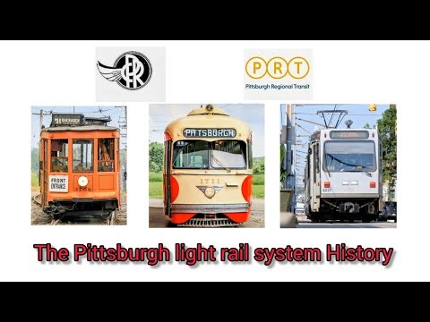 The history of the pittsburgh light rail system