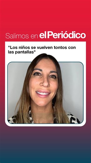 📢 ¡Aparecemos en El Periódico hablando sobre el uso de pantallas en la infancia! 📰 ¿Notas que tu hijo pasa más de dos horas con el móvil al día? 📱 La psicóloga Lara Ferreiro alerta de que ese nivel de uso podría indicar una dependencia creciente. 👉 “El móvil actúa como un calmante inmediato y limita la imaginación”, comenta. El abuso de dispositivos puede provocar desinterés, aislamiento emocional y tensiones en casa. 😞 En vacaciones, muchos menores incrementan el tiempo frente a pantallas 