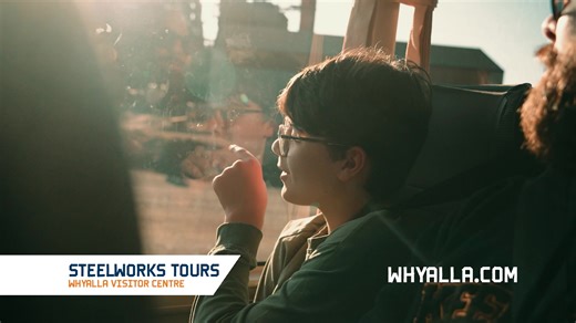 Join a guided tour of the Whyalla Steelworks and see where iron ore becomes the steel that builds a nation. Marvel at the power and heat while discovering over a century steelmaking history. Safe, guided, and unforgettable with our friendly and knowledgeable team Year-round tours run every Monday, Wednesday and Friday at 9:30 AM from the Whyalla Visitor Centre. Adult $29 Concession $25 Children (7-16 years old) $18 Family (2x Adult 2 x Children) $76 Extra Child Family Group $11 Book online today