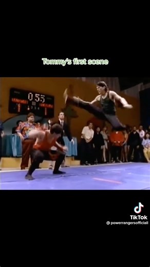 Jason David Frank on Instagram: "Our very first look at Tommy Oliver — and you could feel the shift instantly. ⚡️ When he stepped onto the scene and took on Jason, it wasn’t just a fight… That moment set the tone for everything that followed and kicked off an era of unforgettable battles. Credit to @powerrangersofficiall on TikTok What was your favorite Tommy fight? Or which matchup would you have loved to see? 💚 #TommyOliver #greenranger #jdf"