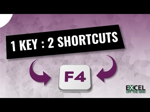 TWO AMAZING USES of the F4 Key in Excel | Excel On The Go