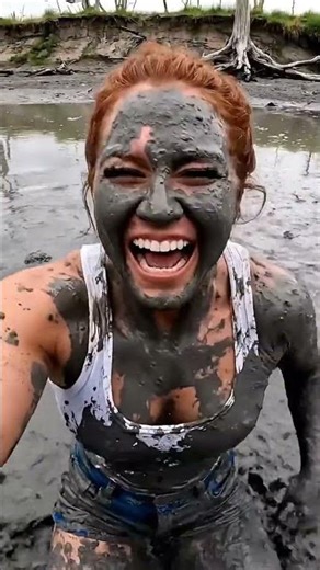 Mud wrestling a calf out of quicksand
