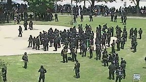 RAW: 3 injured when NFAC militia member gun discharges, LMPD says