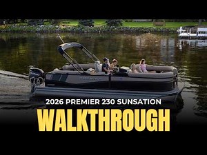 2026 Premier 230 Sunsation RL Tritoon | Walkthrough & Features