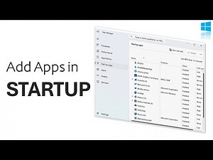 How to Add Program and App in Startup in Windows 11 | How to add programs to startup in Windows 10