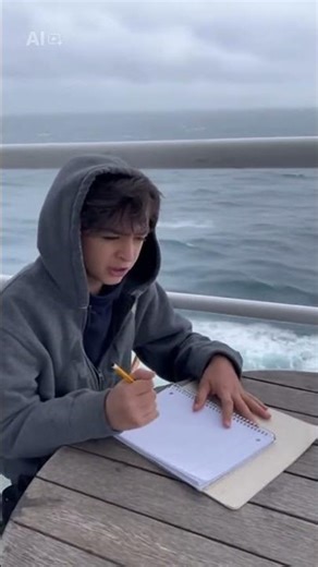 POV: Who gives math homework on a ferry ride?