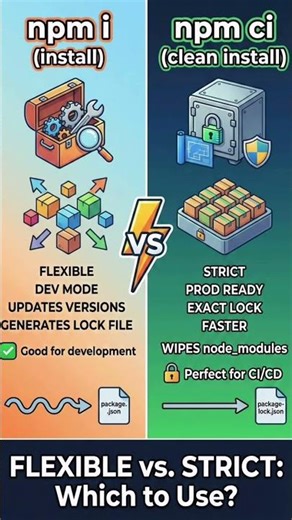⚠️ STOP using npm install in production! Here is why your builds keep breaking #frontend #backend