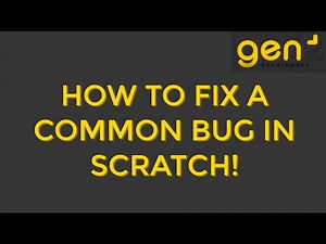 How To Fix A Common Bug In Scratch!