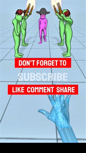 ice Man freezing alien #viral #shorts #cartoon