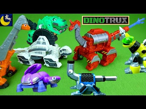 LOTS of NEW Dinotrux Toys Hydrodon Splitter Sawmetrodon Battering Ram Skya Green Ty Rux Revvit Toys!