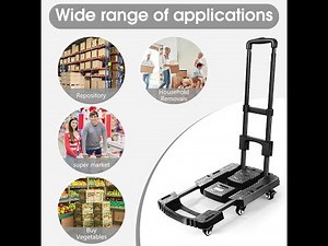 Folding Hand Truck Review | Portable Heavy Duty Dolly Cart for Easy Moving!