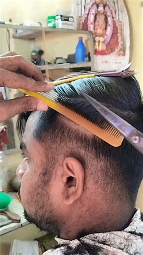 Lower Side Slope Fade Hair Cut And Uper Long Hair Cut ✂️#haircut #longhair