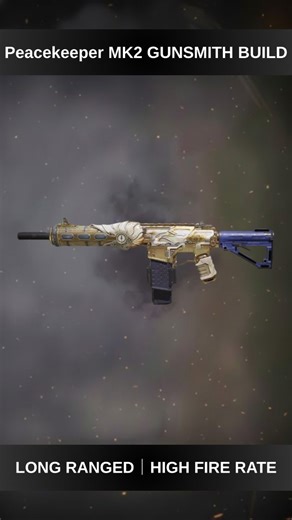 Ashwadhama on Instagram: "🔥 CODM Peacekeeper MK2 Gunsmith 🔥 Long Ranged • High Fire Rate Clean camo ➝ Full build shown 👀 Full setup on YouTube Link in bio 👆 👇 Comment which gun next! #codm #callofdutymobile #mobilegaming #fps #gamingreels"