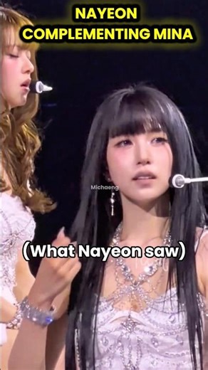 [TWICE] Nayeon complementing Mina