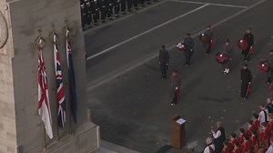 King Charles leads Remembrance Sunday service