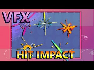 [pixel art] VFX/FX - HIT IMPACT - for games!!