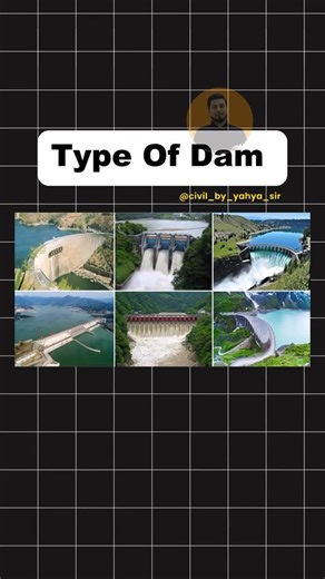 Simplified Academy on Instagram: "✅ Types Of Dam ◾Gravity Dam ◾Arch Dam ◾Buttress Dam ◾Embankment Dam A. Earthfill Dam B. Rockfill Dam ◾Composite Dam @civil_by_yahya_sir 🔰𝐃𝐢𝐬𝐜𝐨𝐯𝐞𝐫 𝐄𝐱𝐜𝐥𝐮𝐬𝐢𝐯𝐞 & 𝐕𝐚𝐥𝐮𝐚𝐛𝐥𝐞 𝐋𝐞𝐚𝐫𝐧𝐢𝐧𝐠 𝐚𝐭 𝐎𝐮𝐫 𝐒𝐭𝐨𝐫𝐞!🔰 ⭕𝐀𝐮𝐭𝐨𝐂𝐀𝐃 🖥 ⭕𝐆+𝟏 𝐒𝐭𝐫𝐮𝐜𝐭𝐮𝐫𝐞 𝐌𝐚𝐬𝐭𝐞𝐫𝐲 🏠 ⭕𝐁.𝐁.𝐒. 𝐄𝐱𝐩𝐞𝐫𝐭𝐢𝐬𝐞 📊 ⭕𝐒𝐤𝐞𝐭𝐜𝐡𝐔𝐩 ✏ ⭕𝐒𝐢𝐭𝐞 𝐄𝐧𝐠𝐢𝐧𝐞𝐞𝐫𝐢𝐧𝐠 🧰 ⭕𝐑𝐞𝐯𝐢𝐭 🏗 And Many More... 𝐌𝐚𝐬𝐭𝐞𝐫 𝐍𝐞𝐰 𝐒𝐤𝐢𝐥𝐥𝐬 𝐓𝐨𝐝𝐚𝐲! �