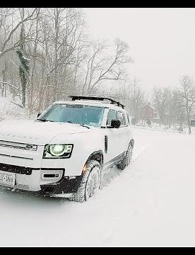 New York Winter Storm Land Rover Defender 110