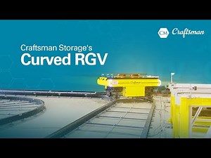 Craftsman Storage's Curved RGV - Sorting and Transfer Vehicle System