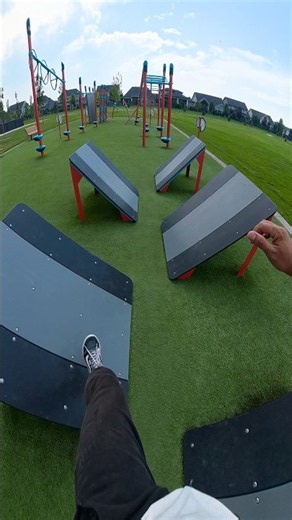 Ninja Warrior Course Playground POV