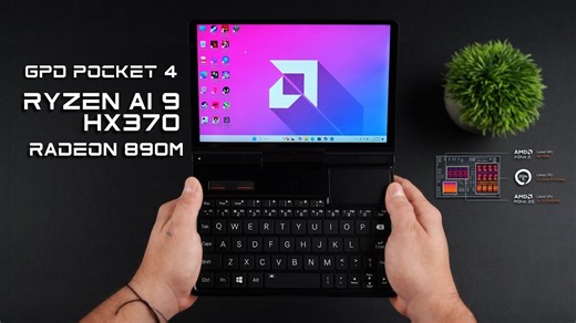 GPD Pocket 4 便携式掌上电脑快速上手 | 作者 ETA PRIME | 机翻中字