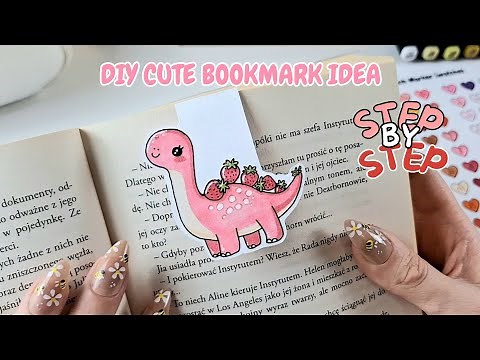 How to Make DIY CUTE BOOKMARK✨️📖 | Step by Step!