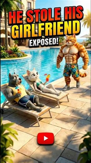 He Stole His Girlfriend… Then the Underdog Got Revenge!|#aishorts #funnyanimals