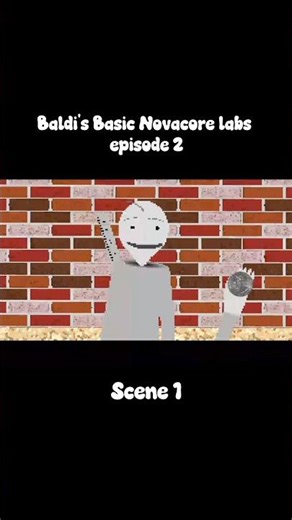 Baldi's basic Novacore labs episode 2 - Scene 1 - #shorts #animation