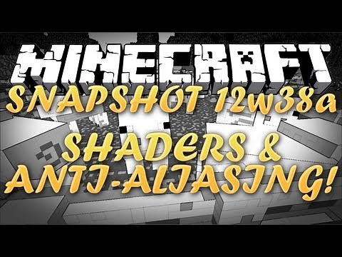 MineCraft: Shaders, Mipmapping, and Anisotropic Filtering - 13w38a (HD)
