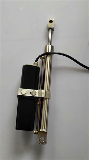 Stainless steel electro-hydraulic push rod #hydraulic #hydraulicram