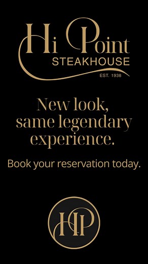 We’ve refreshed our look! ✨ Hi Point Steakhouse is stepping into a bold new chapter with updated branding that reflects our spirit, style, and passion. Same heart, new face. | Hi Point Steakhouse