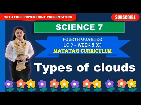 SCIENCE 7: Quarter 4- Week 5_ LC 9 (C): TYPES OF CLOUDS ||MATATAG CURRICULUM