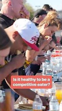 This is how competitive eaters maintain their health. #womensports #competitiveeating #sportshealth