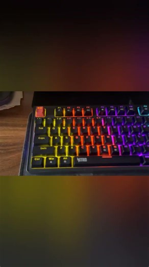 acer Nitro G Wired Mechanical Keyboard 98% Knob Red Switches RGB Flowing Light Gasket 96 Keys