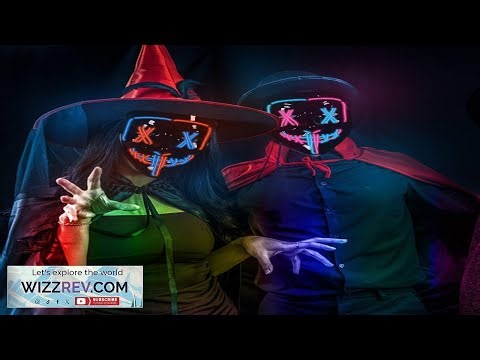 Garvee Purge Mask 2 Pack Light up Mask LED Mask Scary Masks