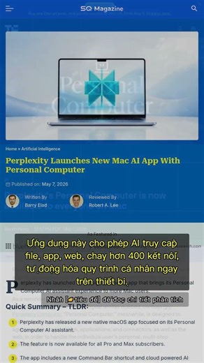 🧐👉 Perplexity launches PC AI for Mac: Powerful automation, upgraded security #QixNewsAI