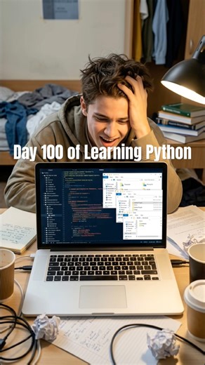 Day 1 vs Day 100 of Python Programming #shorts #viralvideo #python #day1