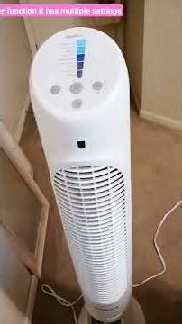 Review: Honeywell QuietSet Whole Room Oscillating Tower filter Fan with Remote, White #honeywellhome