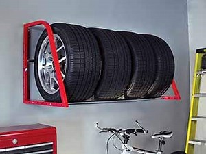 Garage Tire Storage Ideas: Tips, Tricks, & Solutions [Infographic]