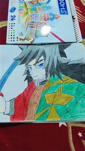 giyu drawing #from demon Slayer😎#anime #art