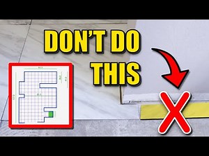 how to layout bathroom floor tile | or in a small room | 24 x 24 tile