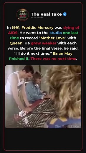 When Freddie Mercury Recorded His Final Song 🎤