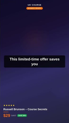 Unlock Course Creation Success with Russell Brunson's Course Secrets!