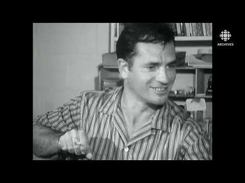 In 1959, Jack Kerouac spoke about literature and the "Beat Generation"