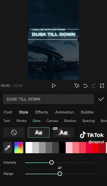 Create Stunning Glowing Text with CapCut Templates