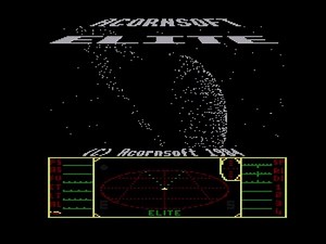 Elite the disk version for the Atari 8-bit computers